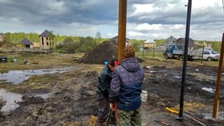 Заказать монтаж винтовых свай в Урай - цена под ключ с доставкой от 1855 шт